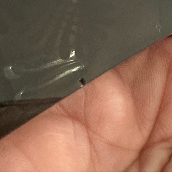 Houzeart Retro 70’s Smoked Glass Embossed Geometric Platter – Groovy Mid-Century - Picture 6 of 6